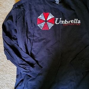 RESIDENT EVIL black lomg sleeve  shirt